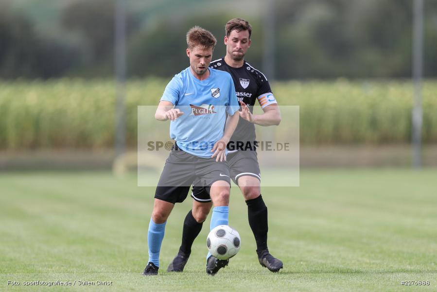 Dominik Oßwald, Philipp Gößwein, Fussball, 02.08.2020, Bezirksfreundschaftsspiele, TSV Unterpleichfeld, TSV Retzbach - Bild-ID: 2276888 Dominik Oßwald, Philipp Gößwein, Fussball, 02.08.2020, Bezirksfreundschaftsspiele, TSV Unterpleichfeld, TSV Retzbach - Bild-ID: 2276888