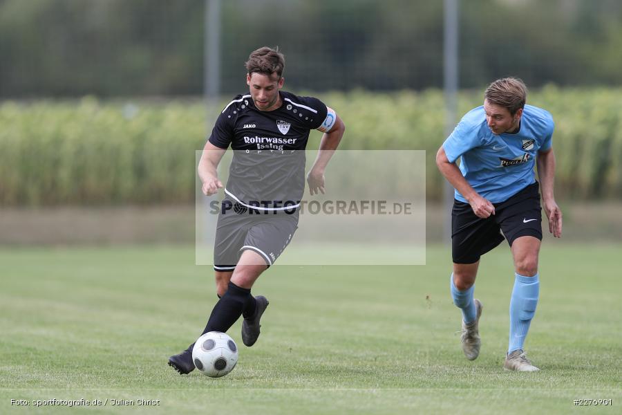 Sebastian Leisgang, Dominik Oßwald, Fussball, 02.08.2020, Bezirksfreundschaftsspiele, TSV Unterpleichfeld, TSV Retzbach - Bild-ID: 2276901 Sebastian Leisgang, Dominik Oßwald, Fussball, 02.08.2020, Bezirksfreundschaftsspiele, TSV Unterpleichfeld, TSV Retzbach - Bild-ID: 2276901