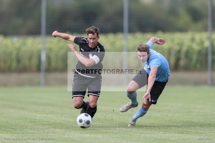 Sebastian Leisgang, Dominik Oßwald, Fussball, 02.08.2020, Bezirksfreundschaftsspiele, TSV Unterpleichfeld, TSV Retzbach - Bild-ID: 2276903 Sebastian Leisgang, Dominik Oßwald, Fussball, 02.08.2020, Bezirksfreundschaftsspiele, TSV Unterpleichfeld, TSV Retzbach - Bild-ID: 2276903