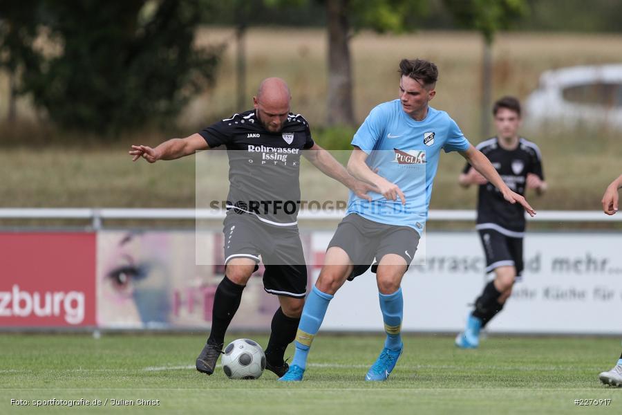 Luca Hilbert, Ulrich Scheidel, Fussball, 02.08.2020, Bezirksfreundschaftsspiele, TSV Unterpleichfeld, TSV Retzbach - Bild-ID: 2276917