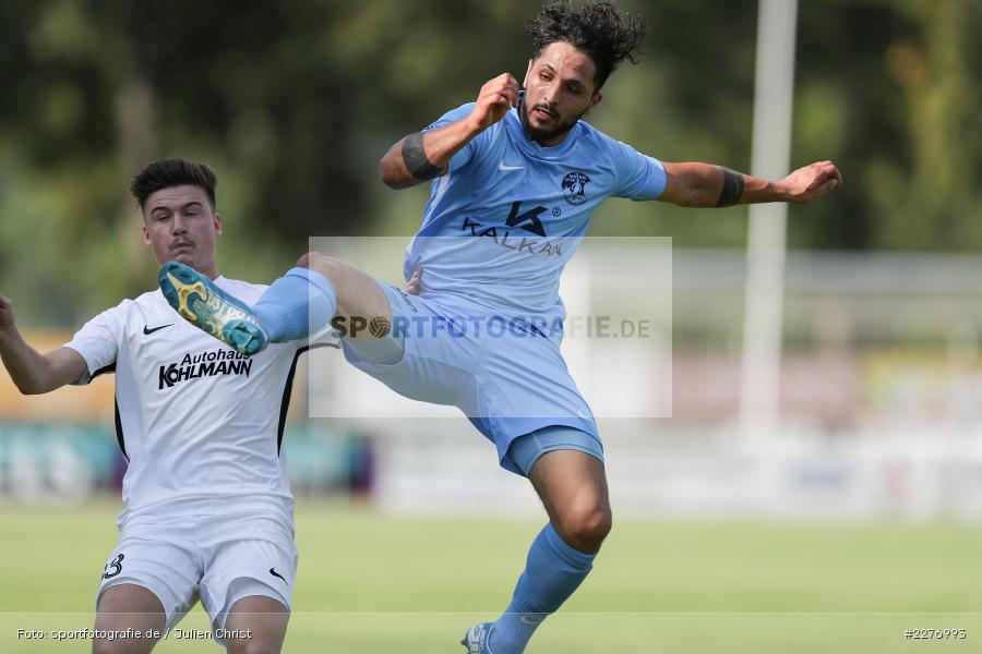Pascal Jeni, Jan Faidi, Bayernliga Nord, Landesliga Nordwest, 08.08.2020, Landesfreundschaftsspiele, SV Vatan Spor Aschaffenburg, TSV Karlburg - Bild-ID: 2276993