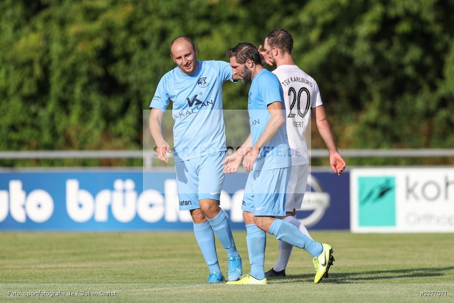 Zdenko Bilac, Peter Sprung, Bayernliga Nord, Landesliga Nordwest, 08.08.2020, Landesfreundschaftsspiele, SV Vatan Spor Aschaffenburg, TSV Karlburg - Bild-ID: 2277071