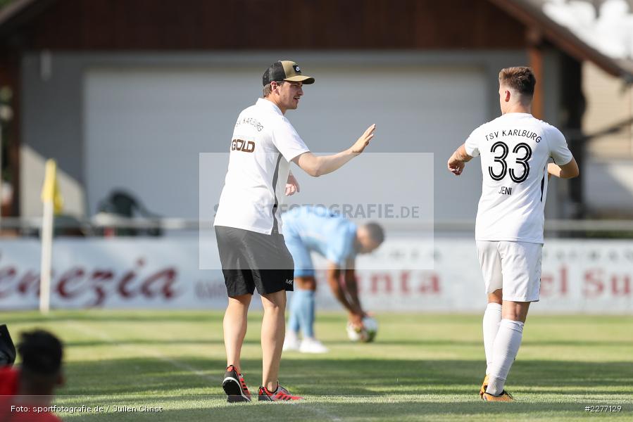 Pascal Jeni, Markus Köhler, Bayernliga Nord, Landesliga Nordwest, 08.08.2020, Landesfreundschaftsspiele, SV Vatan Spor Aschaffenburg, TSV Karlburg - Bild-ID: 2277129