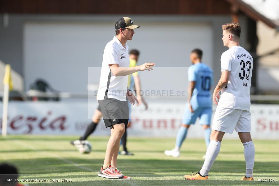 Pascal Jeni, Markus Köhler, Bayernliga Nord, Landesliga Nordwest, 08.08.2020, Landesfreundschaftsspiele, SV Vatan Spor Aschaffenburg, TSV Karlburg - Bild-ID: 2277149