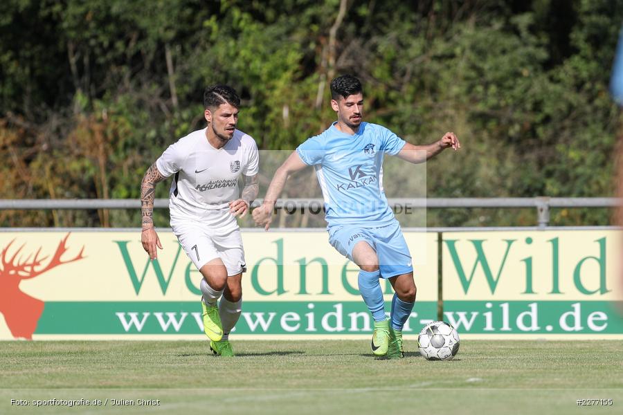 Antonio Tyrokomos, Steffen Bachmann, Bayernliga Nord, Landesliga Nordwest, 08.08.2020, Landesfreundschaftsspiele, SV Vatan Spor Aschaffenburg, TSV Karlburg - Bild-ID: 2277155