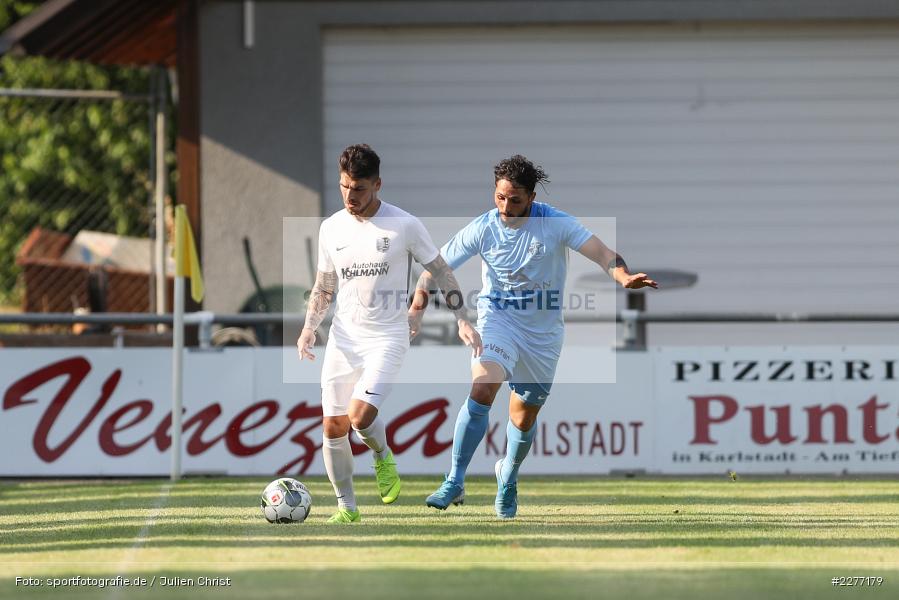 Steffen Bachmann, Jan Faidi, Bayernliga Nord, Landesliga Nordwest, 08.08.2020, Landesfreundschaftsspiele, SV Vatan Spor Aschaffenburg, TSV Karlburg - Bild-ID: 2277179