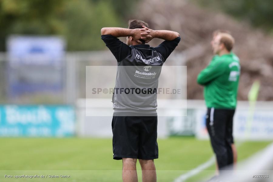 Hände am Kopf, Gestik, Trainer, Christian Weikinger, Kreisfreundschaftsspiele, 28.08.2020, FC Ruppertshütten, FV Karlstadt - Bild-ID: 2277733