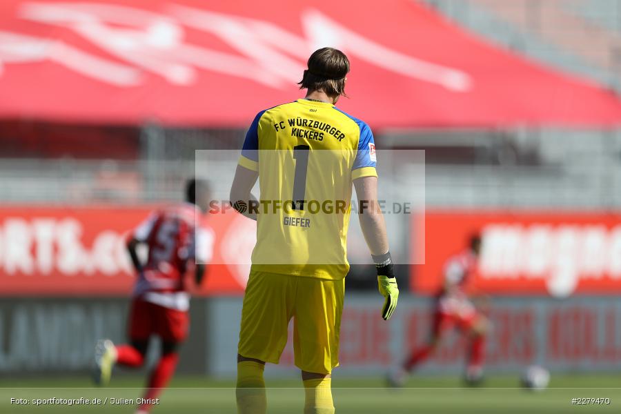Trikot, Torwart, Fabian Giefer, FLYERALARM Arena, Würzburg, 19.09.2020, DFL, sport, action, Fussball, Deutschland, September 2020, Saison 2020/2021, Bundesliga, 2. Bundesliga, FC Erzgebirge Aue, FC Würzburger Kickers - Bild-ID: 2279470