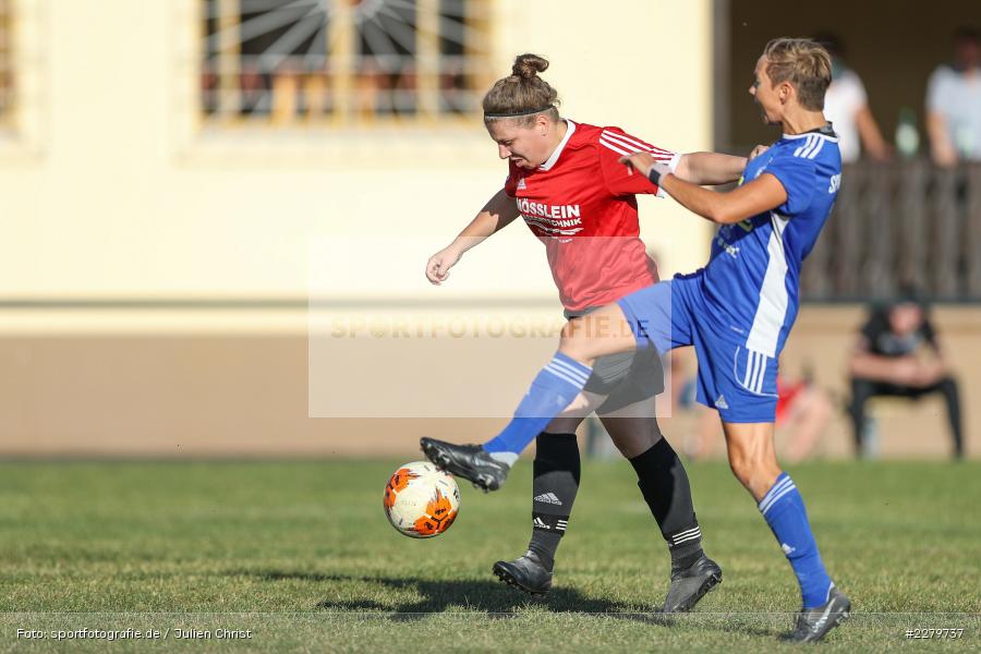 Lisa Sommer, Laura Rosenberger, 20.09.2020, Landesliga Nord Frauen, SpVgg Germania Ebing, FC Karsbach - Bild-ID: 2279737