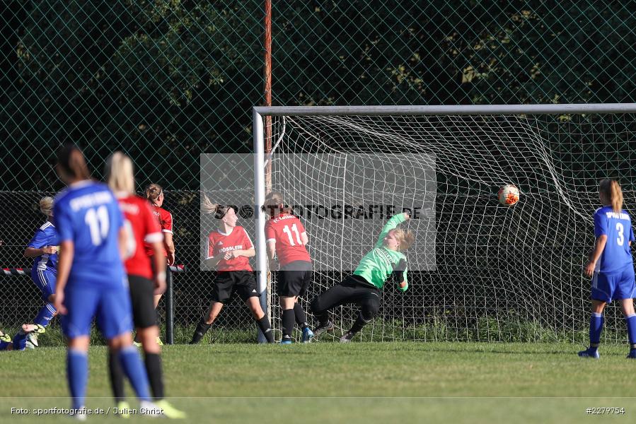 Melissa Mennig, Lisa Sommer, 20.09.2020, Landesliga Nord Frauen, SpVgg Germania Ebing, FC Karsbach - Bild-ID: 2279754