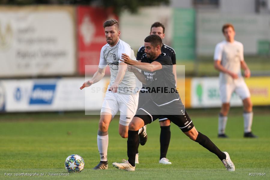 Christoph Hiesberger, Julian Göbel, Ligapokal, Landesliga Nord, 22.09.2020, TSV Unterpleichfeld, ASV Rimpar - Bild-ID: 2279861