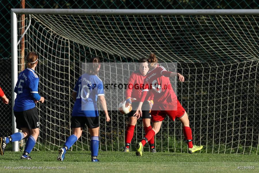 Leonie Franziska Wiemeyer, Tamira Stegmann, Sportgelände, Karsbach, 03.10.2020, sport, action, Fussball, Landesliga Frauen, Oktober 2020, FC Pegnitz, FC Karsbach - Bild-ID: 2280855 Leonie Franziska Wiemeyer, Tamira Stegmann, Sportgelände, Karsbach, 03.10.2020, sport, action, Fussball, Landesliga Frauen, Oktober 2020, FC Pegnitz, FC Karsbach - Bild-ID: 2280855