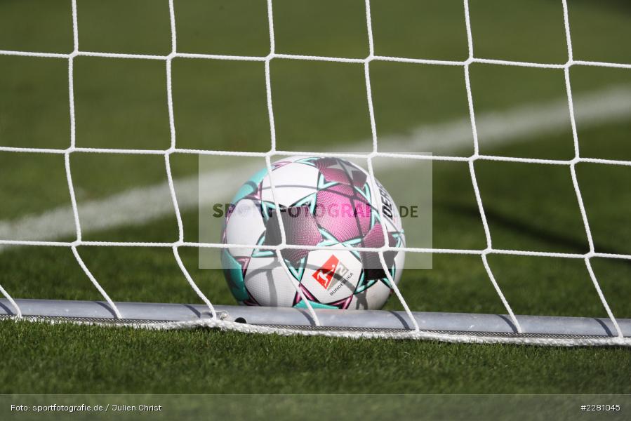 Symbolbild, Tornetz, Spielball, Derbystar, FLYERALARM Arena, Würzburg, 04.10.2020, DFL, sport, action, Fussball, Deutschland, Oktober 2020, Saison 2020/2021, Bundesliga, 2. Bundesliga, SpVgg Greuther Fürth, FC Würzburger Kickers - Bild-ID: 2281045 Symbolbild, Tornetz, Spielball, Derbystar, FLYERALARM Arena, Würzburg, 04.10.2020, DFL, sport, action, Fussball, Deutschland, Oktober 2020, Saison 2020/2021, Bundesliga, 2. Bundesliga, SpVgg Greuther Fürth, FC Würzburger Kickers - Bild-ID: 2281045