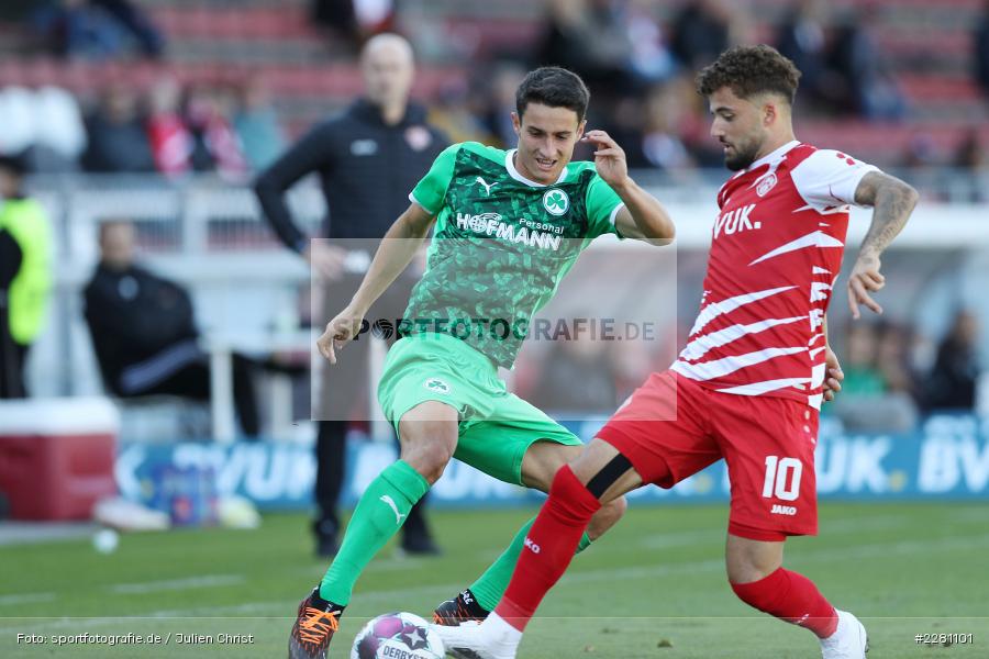 Keanu Staude, Marco Meyerhöfer, FLYERALARM Arena, Würzburg, 04.10.2020, DFL, sport, action, Fussball, Deutschland, Oktober 2020, Saison 2020/2021, Bundesliga, 2. Bundesliga, SpVgg Greuther Fürth, FC Würzburger Kickers - Bild-ID: 2281101 Keanu Staude, Marco Meyerhöfer, FLYERALARM Arena, Würzburg, 04.10.2020, DFL, sport, action, Fussball, Deutschland, Oktober 2020, Saison 2020/2021, Bundesliga, 2. Bundesliga, SpVgg Greuther Fürth, FC Würzburger Kickers - Bild-ID: 2281101