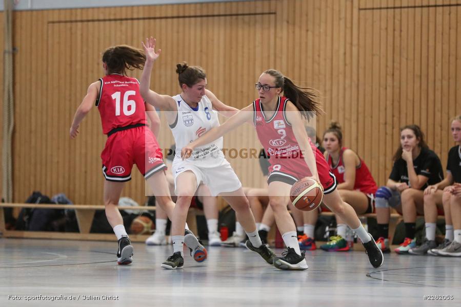Paulina Winter, Rebecca Sturm, Hans-Wilhelm-Renkhoff Halle, Marktheidenfeld, 10.10.2020, sport, action, Saison, Halle, Deutschland, Oktober 2020, Regionalliga Damen HR-Nord, Basketball, TV 48 Schwabach 2, TV Marktheidenfeld - Bild-ID: 2282053
