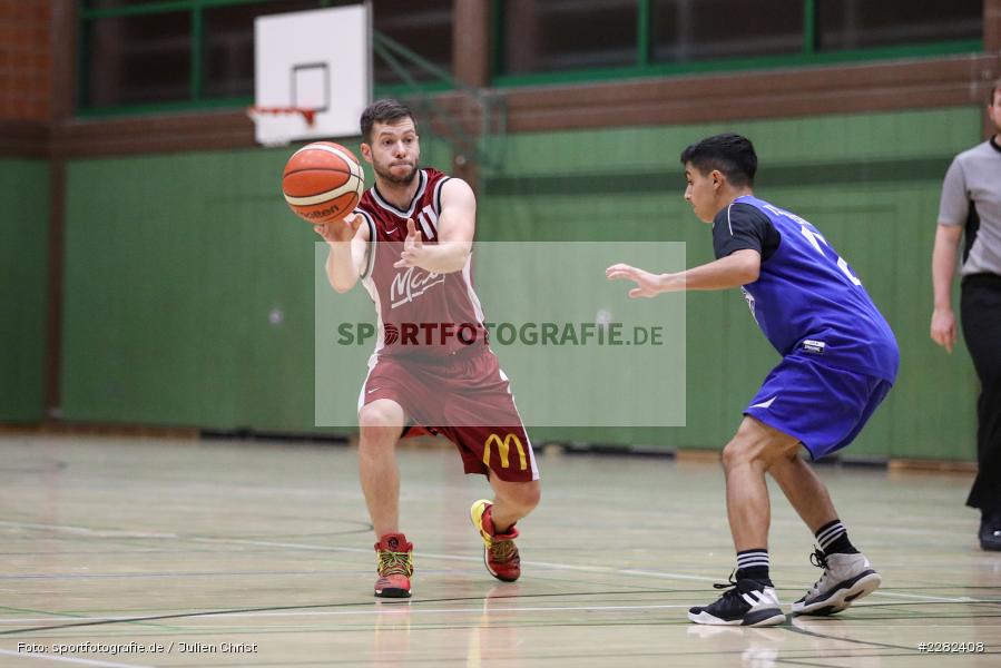 Abdurrahman Konuk, Holger Sternberg, Erwin-Ammann-Halle, Karlstadt, 10.10.2020, sport, action, Saison, Halle, Deutschland, Oktober 2020, Bezirksklasse, Basketball, DJK Schweinfurt 2, TSV Karlstadt - Bild-ID: 2282408 Abdurrahman Konuk, Holger Sternberg, Erwin-Ammann-Halle, Karlstadt, 10.10.2020, sport, action, Saison, Halle, Deutschland, Oktober 2020, Bezirksklasse, Basketball, DJK Schweinfurt 2, TSV Karlstadt - Bild-ID: 2282408