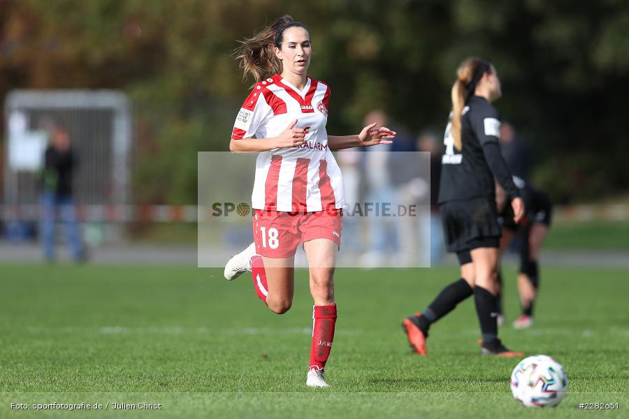 Marsia Gath, Soccerpark Heuchelhof, Würzburg, 11.10.2020, sport, action, Saison, 2. Bundesliga Frauen, Deutschland, Oktober 2020, Eintracht Frankfurt II, FC Würzburger Kickers - Bild-ID: 2282651