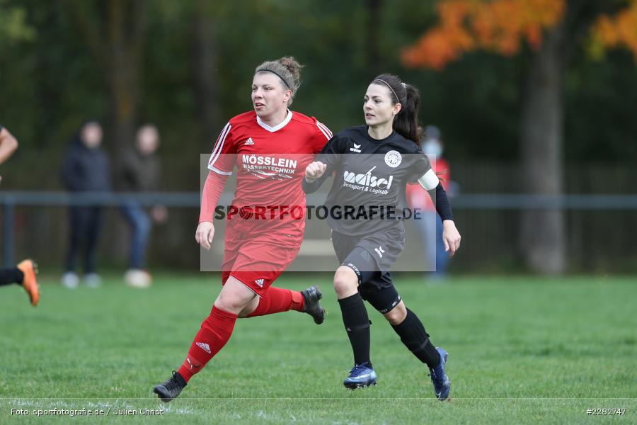 Annika Rüger, Laura Rosenberger, Sportgelände, Karsbach, 17.10.2020, sport, action, Saison, Landesliga Nord Frauen, Deutschland, Oktober 2020, SpVgg Oberfranken Bayreuth, FC Karsbach - Bild-ID: 2282747