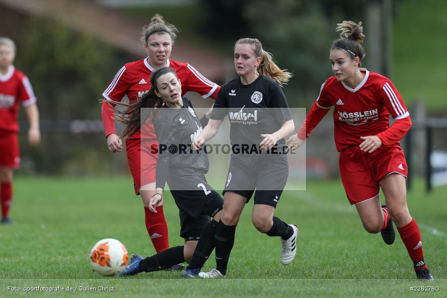 Annika Rüger, Laura Rosenberger, Sophia Burkard, Alicia Ochs, Sportgelände, Karsbach, 17.10.2020, sport, action, Saison, Landesliga Nord Frauen, Deutschland, Oktober 2020, SpVgg Oberfranken Bayreuth, FC Karsbach - Bild-ID: 2282780 Annika Rüger, Laura Rosenberger, Sophia Burkard, Alicia Ochs, Sportgelände, Karsbach, 17.10.2020, sport, action, Saison, Landesliga Nord Frauen, Deutschland, Oktober 2020, SpVgg Oberfranken Bayreuth, FC Karsbach - Bild-ID: 2282780