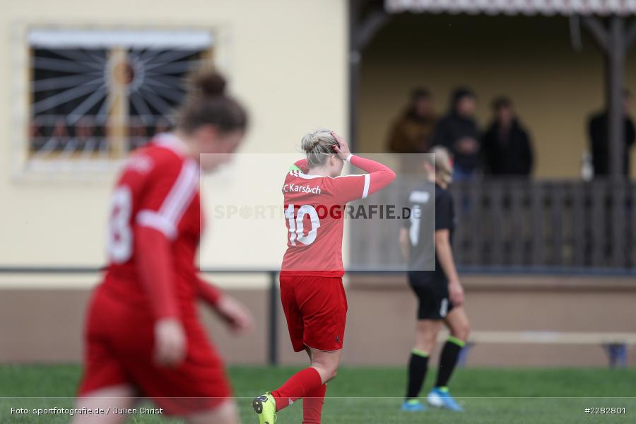 Laura Rosenberger, Tor, Abseits, Frust, Marie Theres Franz, Sportgelände, Karsbach, 17.10.2020, sport, action, Saison, Landesliga Nord Frauen, Deutschland, Oktober 2020, SpVgg Oberfranken Bayreuth, FC Karsbach - Bild-ID: 2282801