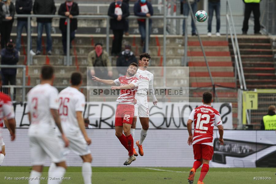 tackle, Duell, Daniel Hägele, Jani Serra, FLYERALARM Arena, Würzburg, 18.10.2020, sport, action, Saison 2020/2021, soccer, sports, 2. Bundesliga, Deutschland, Oktober 2020, KSV, Holstein Kiel, FC Würzburger Kickers - Bild-ID: 2283016 tackle, Duell, Daniel Hägele, Jani Serra, FLYERALARM Arena, Würzburg, 18.10.2020, sport, action, Saison 2020/2021, soccer, sports, 2. Bundesliga, Deutschland, Oktober 2020, KSV, Holstein Kiel, FC Würzburger Kickers - Bild-ID: 2283016