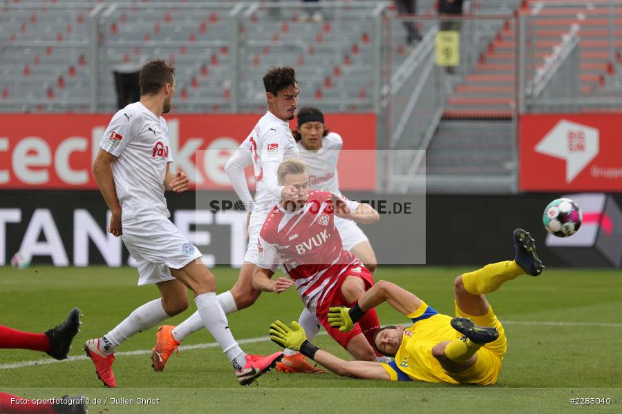 Tor, Janni Serra, Fabian Giefer, Lars Dietz, FLYERALARM Arena, Würzburg, 18.10.2020, sport, action, Saison 2020/2021, soccer, sports, 2. Bundesliga, Deutschland, Oktober 2020, KSV, Holstein Kiel, FC Würzburger Kickers - Bild-ID: 2283040 Tor, Janni Serra, Fabian Giefer, Lars Dietz, FLYERALARM Arena, Würzburg, 18.10.2020, sport, action, Saison 2020/2021, soccer, sports, 2. Bundesliga, Deutschland, Oktober 2020, KSV, Holstein Kiel, FC Würzburger Kickers - Bild-ID: 2283040
