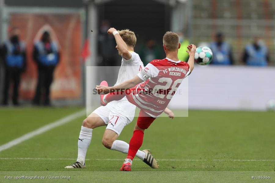 Finn Porath, Arne Feick, FLYERALARM Arena, Würzburg, 18.10.2020, sport, action, Saison 2020/2021, soccer, sports, 2. Bundesliga, Deutschland, Oktober 2020, KSV, Holstein Kiel, FC Würzburger Kickers - Bild-ID: 2283066 Finn Porath, Arne Feick, FLYERALARM Arena, Würzburg, 18.10.2020, sport, action, Saison 2020/2021, soccer, sports, 2. Bundesliga, Deutschland, Oktober 2020, KSV, Holstein Kiel, FC Würzburger Kickers - Bild-ID: 2283066