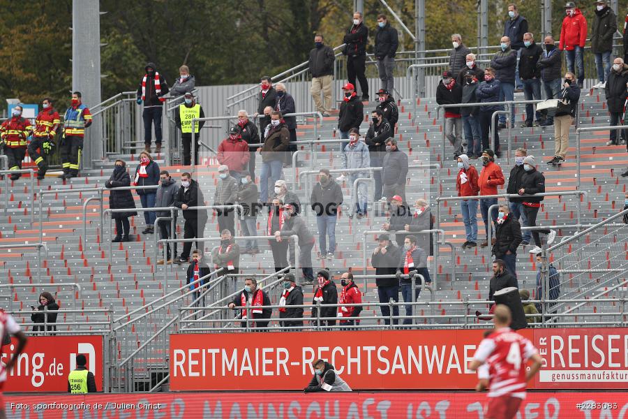 Zuschauer, FLYERALARM Arena, Würzburg, 18.10.2020, sport, action, Saison 2020/2021, soccer, sports, 2. Bundesliga, Deutschland, Oktober 2020, KSV, Holstein Kiel, FC Würzburger Kickers - Bild-ID: 2283083