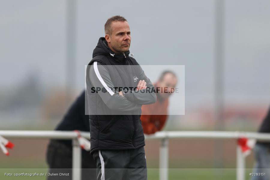 sports, sport, soccer, action, TuS Aschaffenburg-Leider, Trainer, TSV Retzbach, Sportgelände, Saison 2019/2020, Retzbach, Oktober 2020, Deutschland, Carsten Lanik, Bezirksliga Unterfranken West, 18.10.2020 - Bild-ID: 2283131