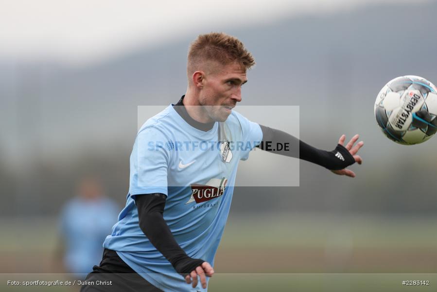 sports, sport, soccer, action, TuS Aschaffenburg-Leider, TSV Retzbach, Sportgelände, Saison 2019/2020, Retzbach, Philipp Gößwein, Oktober 2020, Deutschland, Bezirksliga Unterfranken West, 18.10.2020 - Bild-ID: 2283142