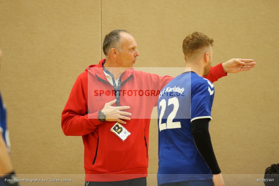 gibt Anweisungen, Trainer, Klaus Sieß, Raiffeisen-Sporthalle, Thüngersheim, 18.10.2020, sport, action, Saison 2020/2021, Handball, sports, Bezirksliga Herren, Deutschland, Oktober 2020, TSV Karlstadt, HSV Thüngersheim - Bild-ID: 2283149 gibt Anweisungen, Trainer, Klaus Sieß, Raiffeisen-Sporthalle, Thüngersheim, 18.10.2020, sport, action, Saison 2020/2021, Handball, sports, Bezirksliga Herren, Deutschland, Oktober 2020, TSV Karlstadt, HSV Thüngersheim - Bild-ID: 2283149