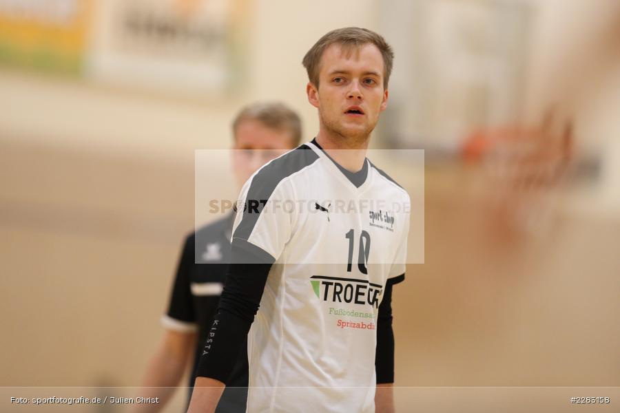 Alexander Klüpfel, Raiffeisen-Sporthalle, Thüngersheim, 18.10.2020, sport, action, Saison 2020/2021, Handball, sports, Bezirksliga Herren, Deutschland, Oktober 2020, TSV Karlstadt, HSV Thüngersheim - Bild-ID: 2283158