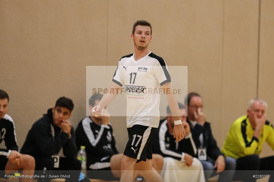 Moritz Ruckert, Raiffeisen-Sporthalle, Thüngersheim, 18.10.2020, sport, action, Saison 2020/2021, Handball, sports, Bezirksliga Herren, Deutschland, Oktober 2020, TSV Karlstadt, HSV Thüngersheim - Bild-ID: 2283177 Moritz Ruckert, Raiffeisen-Sporthalle, Thüngersheim, 18.10.2020, sport, action, Saison 2020/2021, Handball, sports, Bezirksliga Herren, Deutschland, Oktober 2020, TSV Karlstadt, HSV Thüngersheim - Bild-ID: 2283177