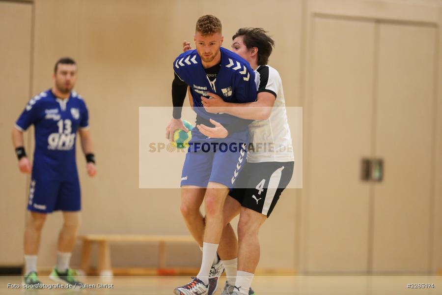 Niklas Kümmet, Hannes Blaumeiser, Raiffeisen-Sporthalle, Thüngersheim, 18.10.2020, sport, action, Saison 2020/2021, Handball, sports, Bezirksliga Herren, Deutschland, Oktober 2020, TSV Karlstadt, HSV Thüngersheim - Bild-ID: 2283194 Niklas Kümmet, Hannes Blaumeiser, Raiffeisen-Sporthalle, Thüngersheim, 18.10.2020, sport, action, Saison 2020/2021, Handball, sports, Bezirksliga Herren, Deutschland, Oktober 2020, TSV Karlstadt, HSV Thüngersheim - Bild-ID: 2283194