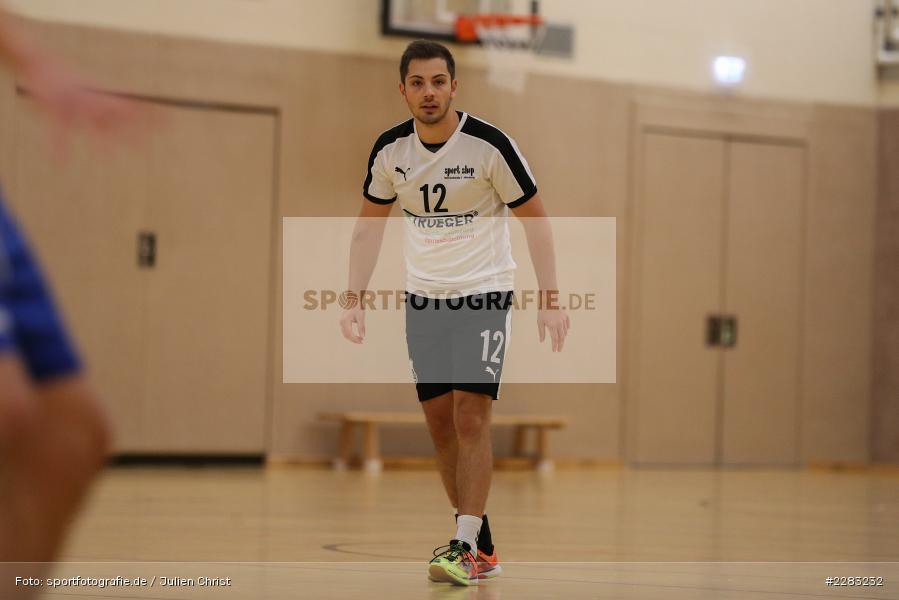 Maximilian Schmitt-Schreiner, Raiffeisen-Sporthalle, Thüngersheim, 18.10.2020, sport, action, Saison 2020/2021, Handball, sports, Bezirksliga Herren, Deutschland, Oktober 2020, TSV Karlstadt, HSV Thüngersheim - Bild-ID: 2283232 Maximilian Schmitt-Schreiner, Raiffeisen-Sporthalle, Thüngersheim, 18.10.2020, sport, action, Saison 2020/2021, Handball, sports, Bezirksliga Herren, Deutschland, Oktober 2020, TSV Karlstadt, HSV Thüngersheim - Bild-ID: 2283232