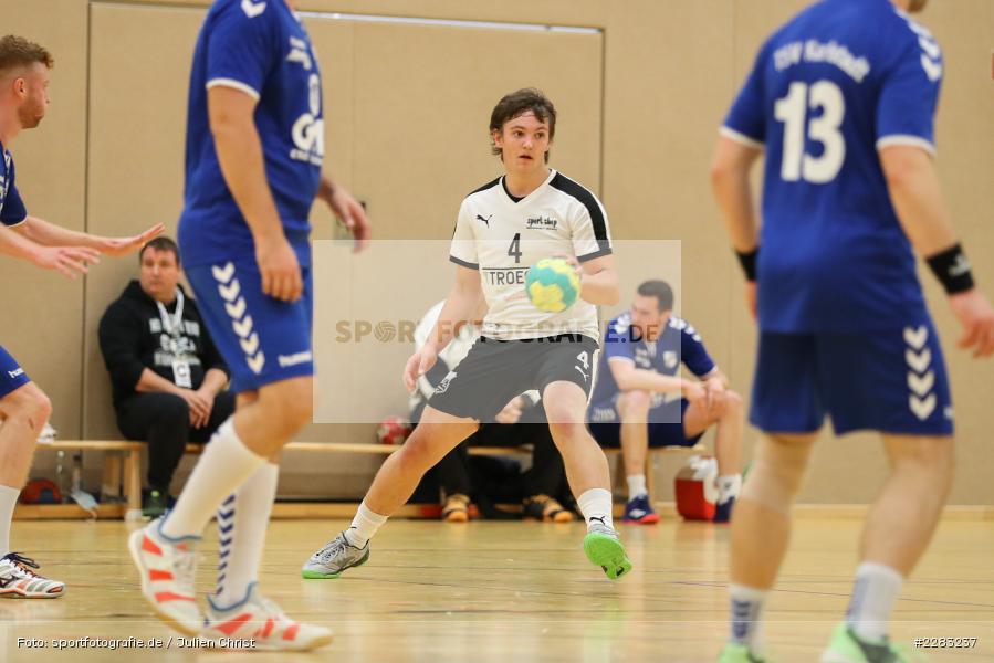 Niklas Kümmet, Raiffeisen-Sporthalle, Thüngersheim, 18.10.2020, sport, action, Saison 2020/2021, Handball, sports, Bezirksliga Herren, Deutschland, Oktober 2020, TSV Karlstadt, HSV Thüngersheim - Bild-ID: 2283237 Niklas Kümmet, Raiffeisen-Sporthalle, Thüngersheim, 18.10.2020, sport, action, Saison 2020/2021, Handball, sports, Bezirksliga Herren, Deutschland, Oktober 2020, TSV Karlstadt, HSV Thüngersheim - Bild-ID: 2283237