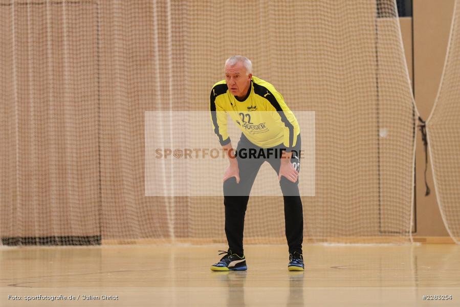 Michael Spahn, Raiffeisen-Sporthalle, Thüngersheim, 18.10.2020, sport, action, Saison 2020/2021, Handball, sports, Bezirksliga Herren, Deutschland, Oktober 2020, TSV Karlstadt, HSV Thüngersheim - Bild-ID: 2283254 Michael Spahn, Raiffeisen-Sporthalle, Thüngersheim, 18.10.2020, sport, action, Saison 2020/2021, Handball, sports, Bezirksliga Herren, Deutschland, Oktober 2020, TSV Karlstadt, HSV Thüngersheim - Bild-ID: 2283254