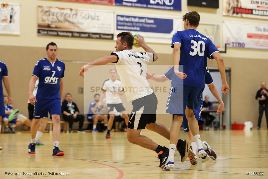 Henrik Jöst, Michael Lutz, Raiffeisen-Sporthalle, Thüngersheim, 18.10.2020, sport, action, Saison 2020/2021, Handball, sports, Bezirksliga Herren, Deutschland, Oktober 2020, TSV Karlstadt, HSV Thüngersheim - Bild-ID: 2283277 Henrik Jöst, Michael Lutz, Raiffeisen-Sporthalle, Thüngersheim, 18.10.2020, sport, action, Saison 2020/2021, Handball, sports, Bezirksliga Herren, Deutschland, Oktober 2020, TSV Karlstadt, HSV Thüngersheim - Bild-ID: 2283277