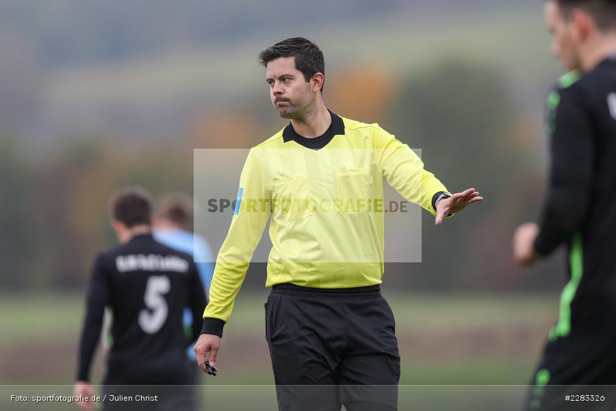Schiedsrichter, Felix Meding, sports, sport, soccer, action, TuS Aschaffenburg-Leider, TSV Retzbach, Sportgelände, Saison 2019/2020, Retzbach, Oktober 2020, Deutschland, Bezirksliga Unterfranken West, 18.10.2020 - Bild-ID: 2283326 Schiedsrichter, Felix Meding, sports, sport, soccer, action, TuS Aschaffenburg-Leider, TSV Retzbach, Sportgelände, Saison 2019/2020, Retzbach, Oktober 2020, Deutschland, Bezirksliga Unterfranken West, 18.10.2020 - Bild-ID: 2283326