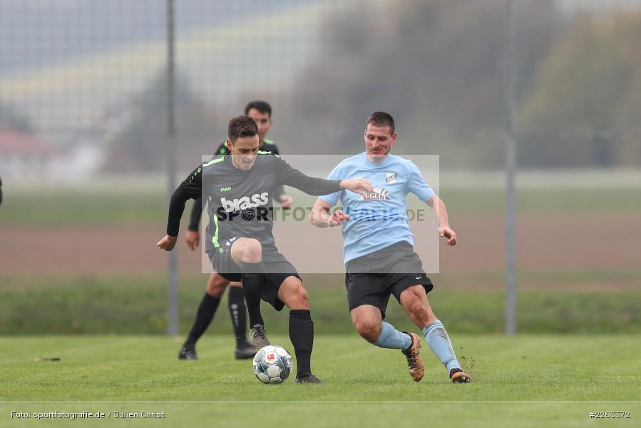 Dominic Hessdörfer, Marco Foitzik, sports, sport, soccer, action, TuS Aschaffenburg-Leider, TSV Retzbach, Sportgelände, Saison 2019/2020, Retzbach, Oktober 2020, Deutschland, Bezirksliga Unterfranken West, 18.10.2020 - Bild-ID: 2283372 Dominic Hessdörfer, Marco Foitzik, sports, sport, soccer, action, TuS Aschaffenburg-Leider, TSV Retzbach, Sportgelände, Saison 2019/2020, Retzbach, Oktober 2020, Deutschland, Bezirksliga Unterfranken West, 18.10.2020 - Bild-ID: 2283372