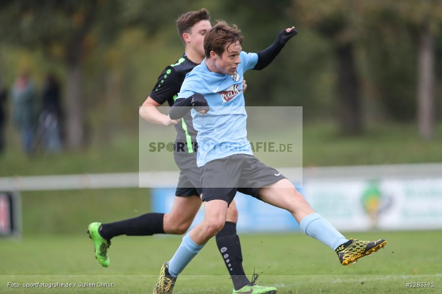 Tim Eisenmann, sports, sport, soccer, action, TuS Aschaffenburg-Leider, TSV Retzbach, Sportgelände, Saison 2019/2020, Retzbach, Oktober 2020, Deutschland, Bezirksliga Unterfranken West, 18.10.2020 - Bild-ID: 2283392 Tim Eisenmann, sports, sport, soccer, action, TuS Aschaffenburg-Leider, TSV Retzbach, Sportgelände, Saison 2019/2020, Retzbach, Oktober 2020, Deutschland, Bezirksliga Unterfranken West, 18.10.2020 - Bild-ID: 2283392