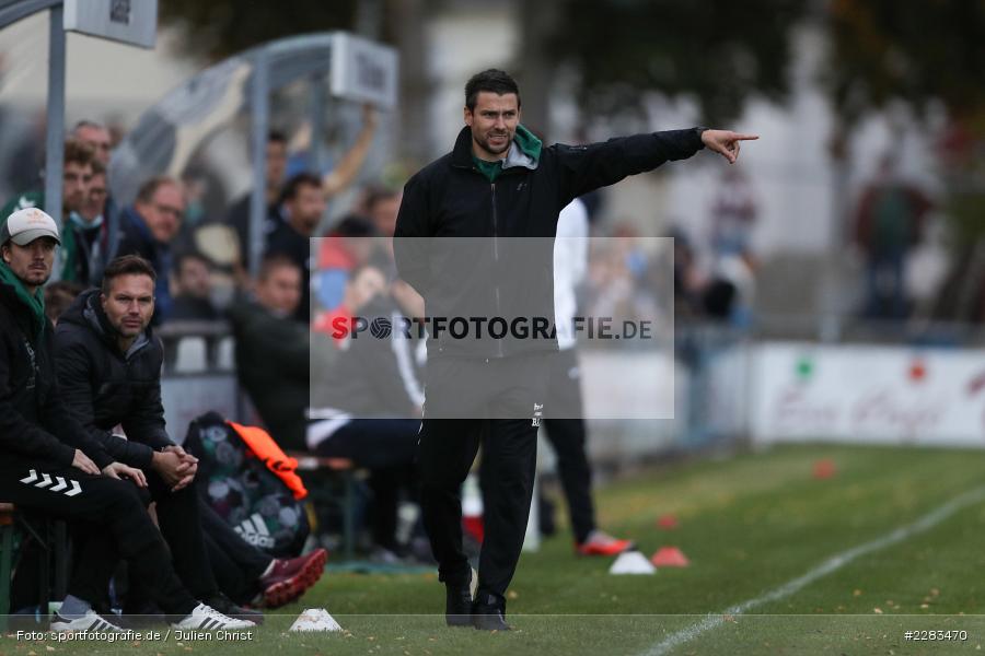 Trainer, gibt Tips, gibt Anweisungen, Andreas Brendler, Sportgelände In der Au, Karlburg, 24.10.2020, BFV, sport, action, Fussball, Deutschland, Oktober 2020, Saison 2019/2020, Bayernliga Nord, TSV Grossbardorf, TSV Karlburg - Bild-ID: 2283470 Trainer, gibt Tips, gibt Anweisungen, Andreas Brendler, Sportgelände In der Au, Karlburg, 24.10.2020, BFV, sport, action, Fussball, Deutschland, Oktober 2020, Saison 2019/2020, Bayernliga Nord, TSV Grossbardorf, TSV Karlburg - Bild-ID: 2283470