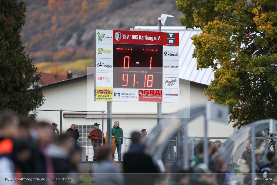 Anzeigetafel, Endstand, Sportgelände In der Au, Karlburg, 24.10.2020, BFV, sport, action, Fussball, Deutschland, Oktober 2020, Saison 2019/2020, Bayernliga Nord, TSV Grossbardorf, TSV Karlburg - Bild-ID: 2283474 Anzeigetafel, Endstand, Sportgelände In der Au, Karlburg, 24.10.2020, BFV, sport, action, Fussball, Deutschland, Oktober 2020, Saison 2019/2020, Bayernliga Nord, TSV Grossbardorf, TSV Karlburg - Bild-ID: 2283474