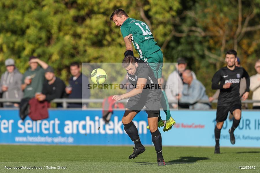 Markus Kirchner, Sebastian Stumpf, Sportgelände In der Au, Karlburg, 24.10.2020, BFV, sport, action, Fussball, Deutschland, Oktober 2020, Saison 2019/2020, Bayernliga Nord, TSV Grossbardorf, TSV Karlburg - Bild-ID: 2283492 Markus Kirchner, Sebastian Stumpf, Sportgelände In der Au, Karlburg, 24.10.2020, BFV, sport, action, Fussball, Deutschland, Oktober 2020, Saison 2019/2020, Bayernliga Nord, TSV Grossbardorf, TSV Karlburg - Bild-ID: 2283492