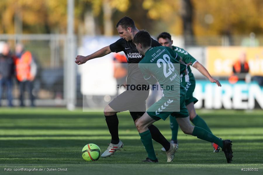 Diego Schwab, Maurice Kübert, Sportgelände In der Au, Karlburg, 24.10.2020, BFV, sport, action, Fussball, Deutschland, Oktober 2020, Saison 2019/2020, Bayernliga Nord, TSV Grossbardorf, TSV Karlburg - Bild-ID: 2283502 Diego Schwab, Maurice Kübert, Sportgelände In der Au, Karlburg, 24.10.2020, BFV, sport, action, Fussball, Deutschland, Oktober 2020, Saison 2019/2020, Bayernliga Nord, TSV Grossbardorf, TSV Karlburg - Bild-ID: 2283502