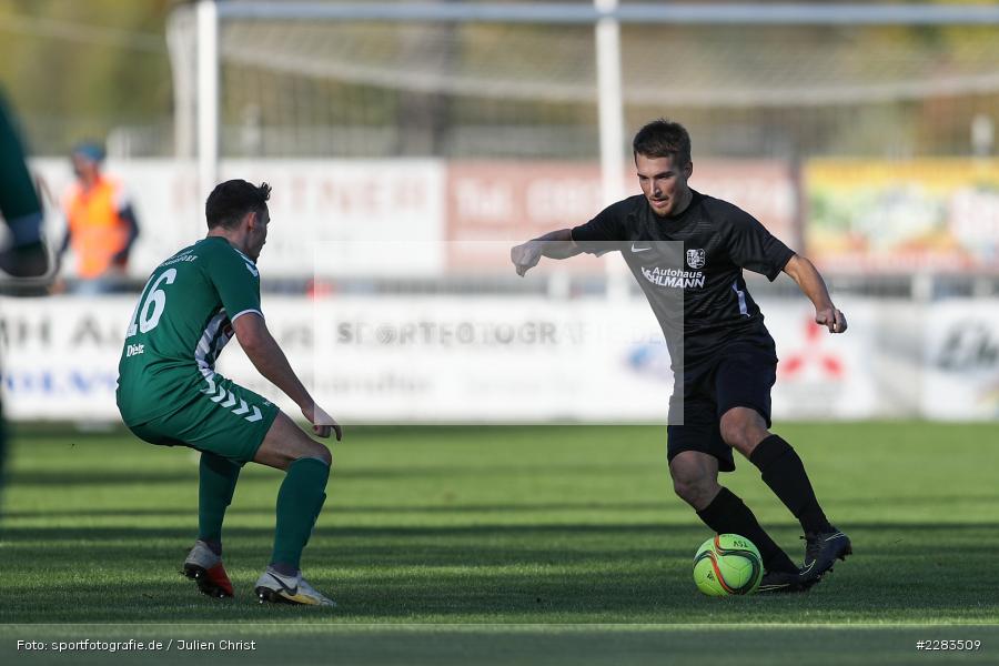 Florian Dietz, Andreas Rösch, Sportgelände In der Au, Karlburg, 24.10.2020, BFV, sport, action, Fussball, Deutschland, Oktober 2020, Saison 2019/2020, Bayernliga Nord, TSV Grossbardorf, TSV Karlburg - Bild-ID: 2283509 Florian Dietz, Andreas Rösch, Sportgelände In der Au, Karlburg, 24.10.2020, BFV, sport, action, Fussball, Deutschland, Oktober 2020, Saison 2019/2020, Bayernliga Nord, TSV Grossbardorf, TSV Karlburg - Bild-ID: 2283509