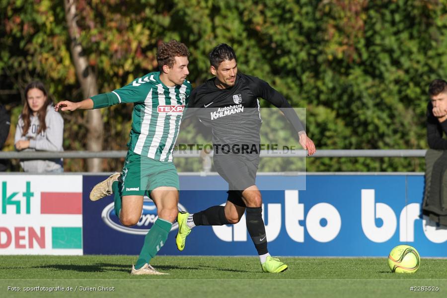 Xaver Müller, Steffen Bachmann, Sportgelände In der Au, Karlburg, 24.10.2020, BFV, sport, action, Fussball, Deutschland, Oktober 2020, Saison 2019/2020, Bayernliga Nord, TSV Grossbardorf, TSV Karlburg - Bild-ID: 2283526 Xaver Müller, Steffen Bachmann, Sportgelände In der Au, Karlburg, 24.10.2020, BFV, sport, action, Fussball, Deutschland, Oktober 2020, Saison 2019/2020, Bayernliga Nord, TSV Grossbardorf, TSV Karlburg - Bild-ID: 2283526
