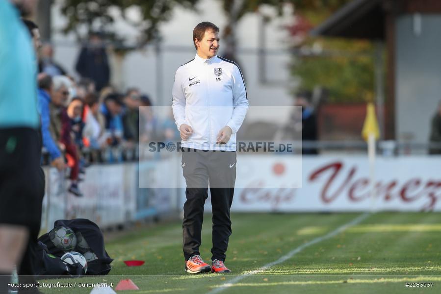 Trainer, Markus Köhler, Sportgelände In der Au, Karlburg, 24.10.2020, BFV, sport, action, Fussball, Deutschland, Oktober 2020, Saison 2019/2020, Bayernliga Nord, TSV Grossbardorf, TSV Karlburg - Bild-ID: 2283537 Trainer, Markus Köhler, Sportgelände In der Au, Karlburg, 24.10.2020, BFV, sport, action, Fussball, Deutschland, Oktober 2020, Saison 2019/2020, Bayernliga Nord, TSV Grossbardorf, TSV Karlburg - Bild-ID: 2283537