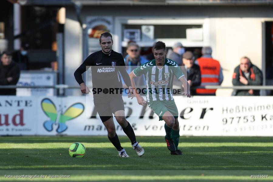 Tim Strohmenger, Marvin Schramm, Sportgelände In der Au, Karlburg, 24.10.2020, BFV, sport, action, Fussball, Deutschland, Oktober 2020, Saison 2019/2020, Bayernliga Nord, TSV Grossbardorf, TSV Karlburg - Bild-ID: 2283549 Tim Strohmenger, Marvin Schramm, Sportgelände In der Au, Karlburg, 24.10.2020, BFV, sport, action, Fussball, Deutschland, Oktober 2020, Saison 2019/2020, Bayernliga Nord, TSV Grossbardorf, TSV Karlburg - Bild-ID: 2283549