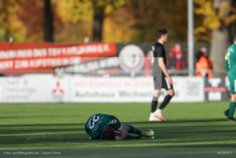 Valentin Reitstetter, Sportgelände In der Au, Karlburg, 24.10.2020, BFV, sport, action, Fussball, Deutschland, Oktober 2020, Saison 2019/2020, Bayernliga Nord, TSV Grossbardorf, TSV Karlburg - Bild-ID: 2283571
